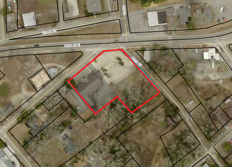 .84 ac Zoned Central Business District