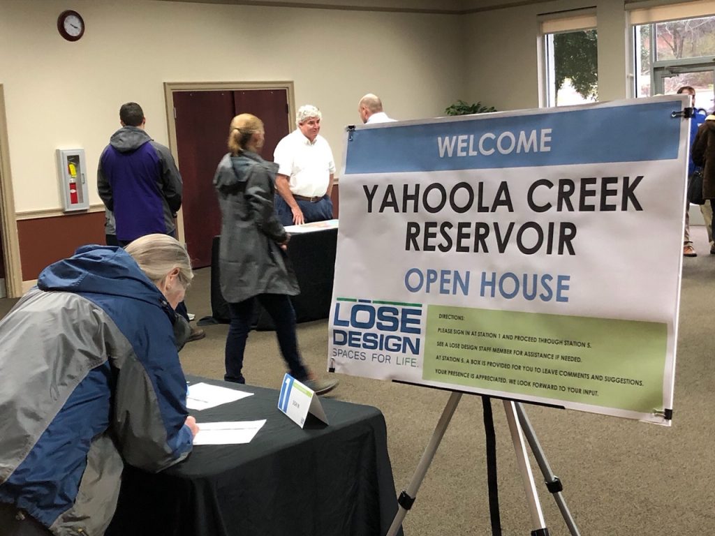 Image of the Yahoola Creek Reservoir Welcome Sign