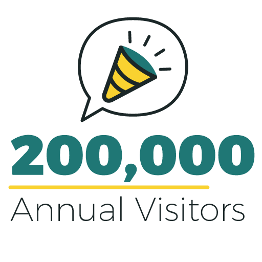 200,000 Annual Visitors Image